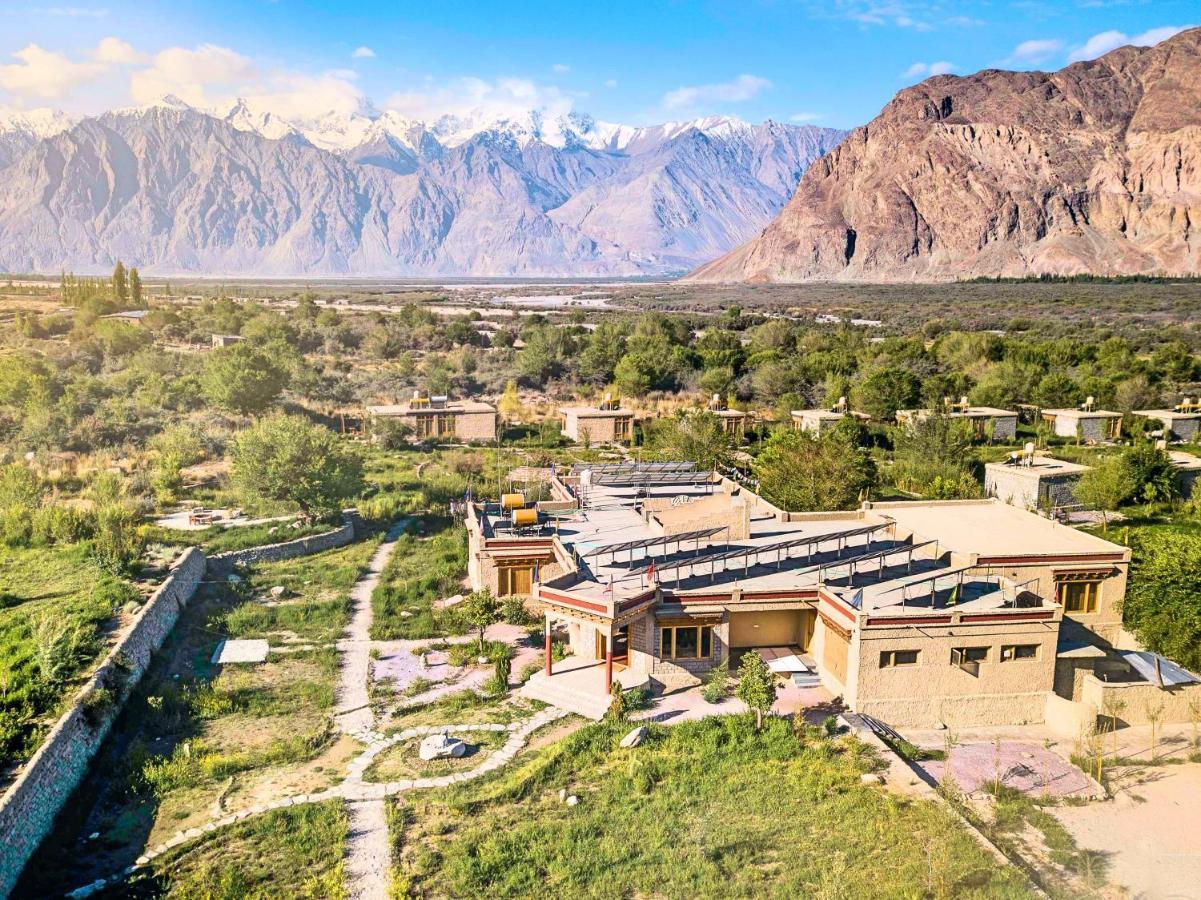 Hotel Lchang Nang Retreat-The House Of Trees-Nubra Valley à Sumur Extérieur photo