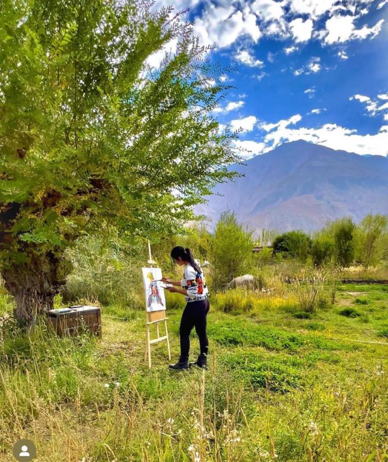 Hotel Lchang Nang Retreat-The House Of Trees-Nubra Valley à Sumur Extérieur photo