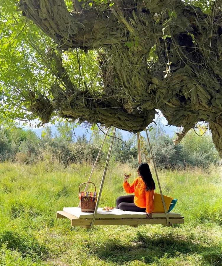 Hotel Lchang Nang Retreat-The House Of Trees-Nubra Valley à Sumur Extérieur photo