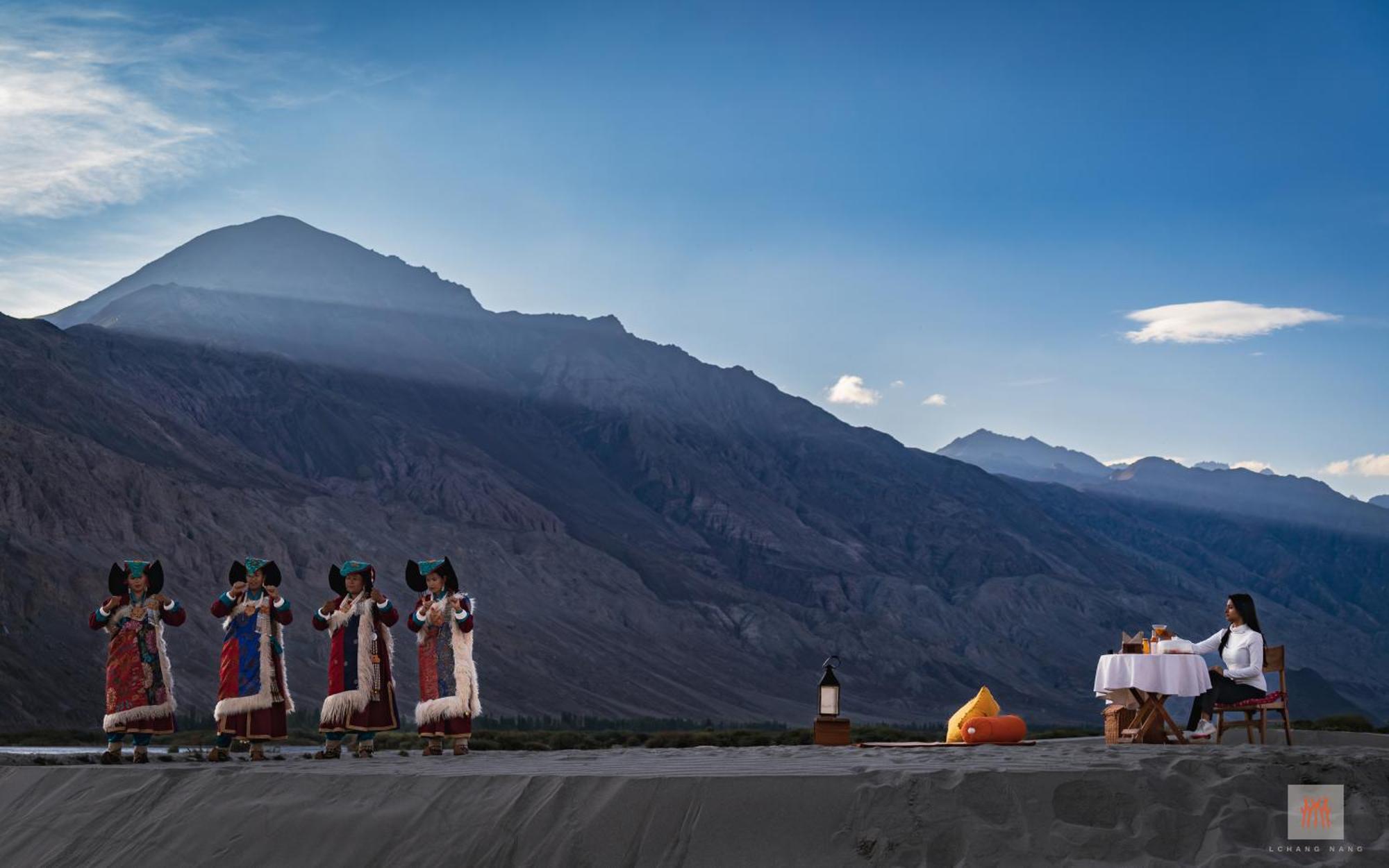 Hotel Lchang Nang Retreat-The House Of Trees-Nubra Valley à Sumur Extérieur photo