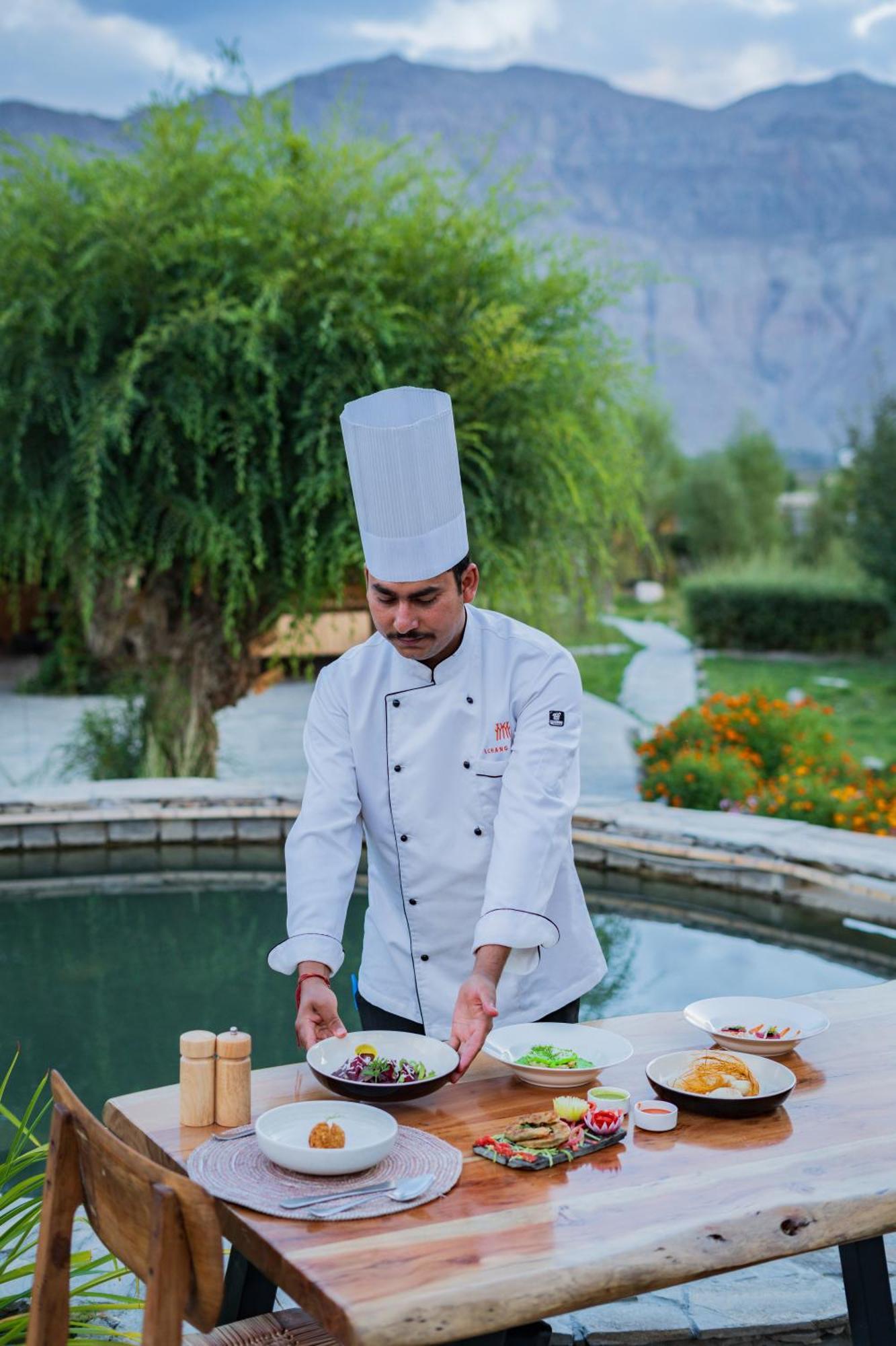 Hotel Lchang Nang Retreat-The House Of Trees-Nubra Valley à Sumur Extérieur photo