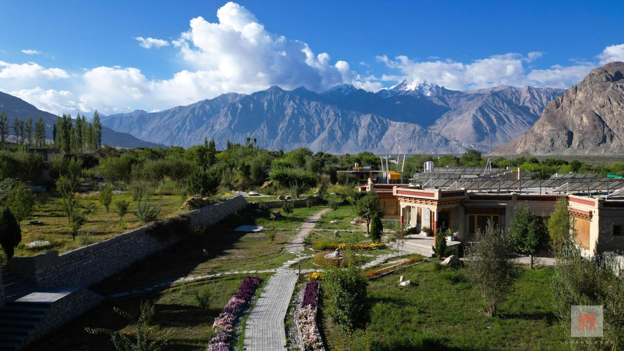 Hotel Lchang Nang Retreat-The House Of Trees-Nubra Valley à Sumur Extérieur photo