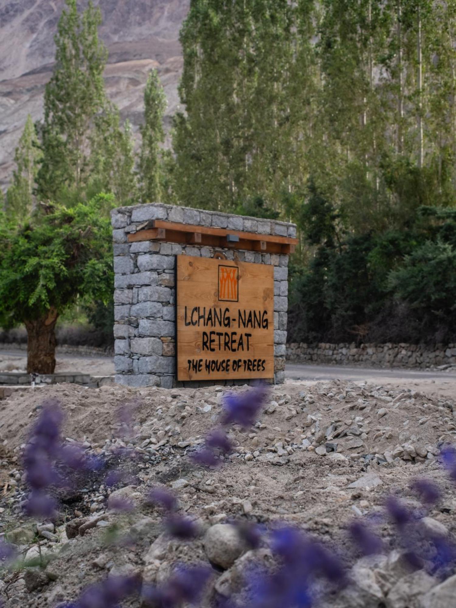 Hotel Lchang Nang Retreat-The House Of Trees-Nubra Valley à Sumur Extérieur photo