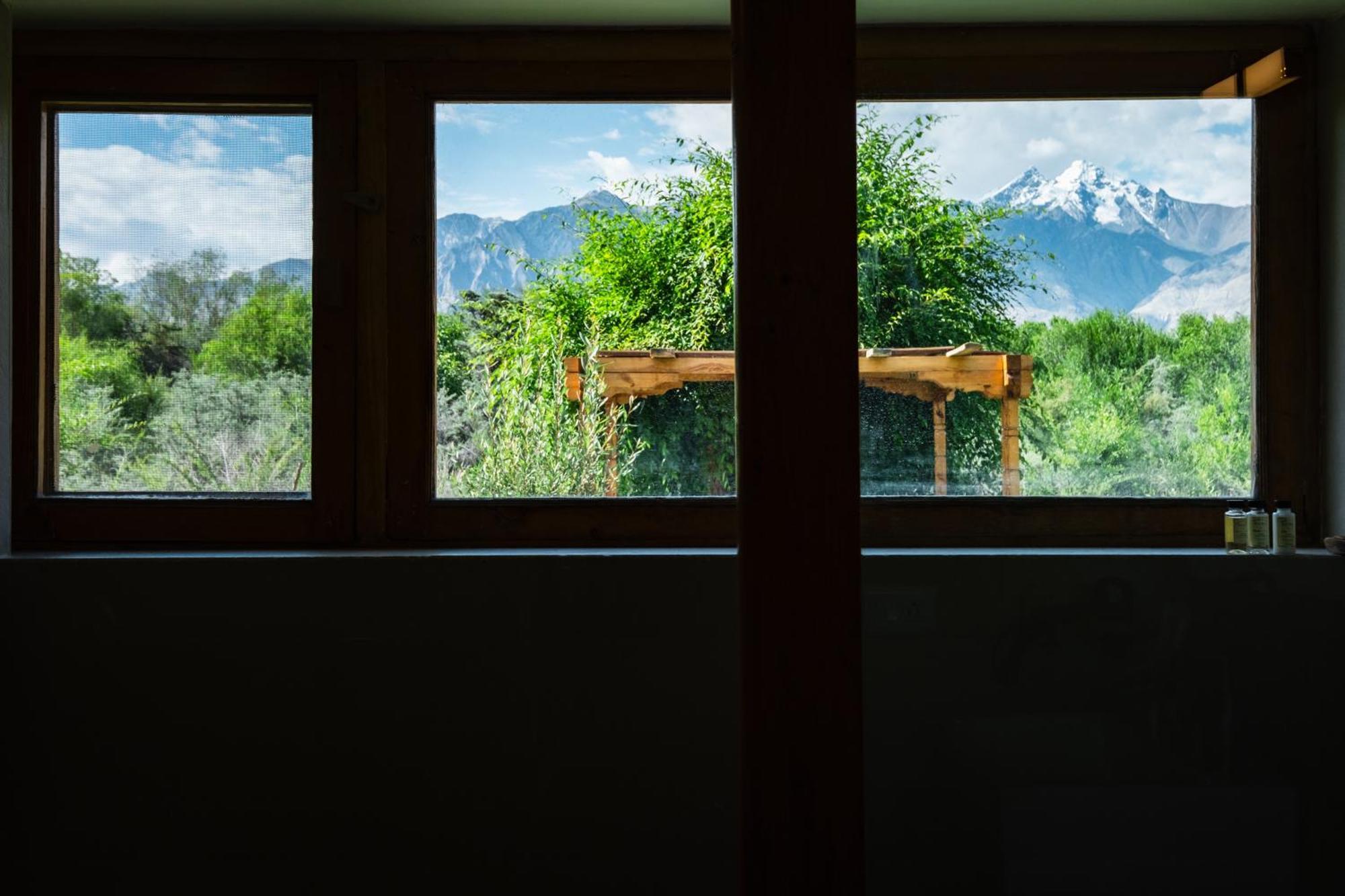 Hotel Lchang Nang Retreat-The House Of Trees-Nubra Valley à Sumur Extérieur photo